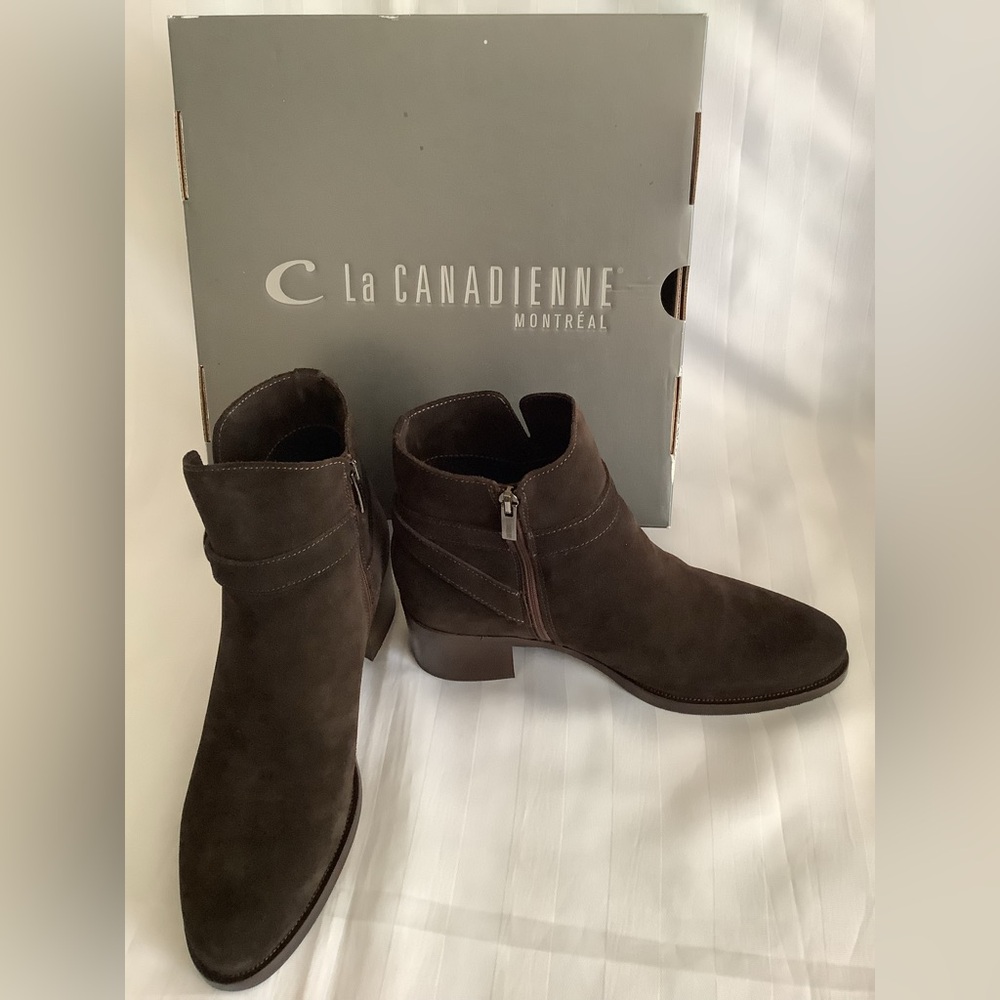La Canadienne Brown Ankle Boots - Picture 4 of 7